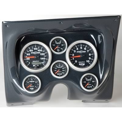 Classic Dash Classic Thunder Road Instrument Panels with AutoMeter Gauges 101670913 Autofit