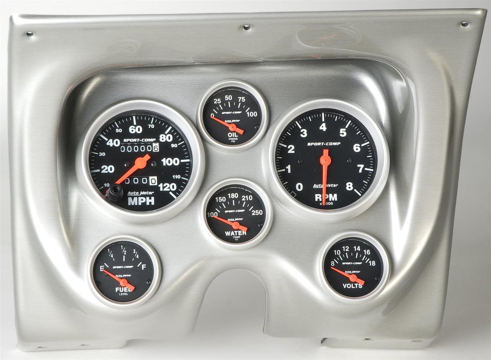 Classic Dash Classic Thunder Road Instrument Panels with AutoMeter Gauges 101671312 Autofit