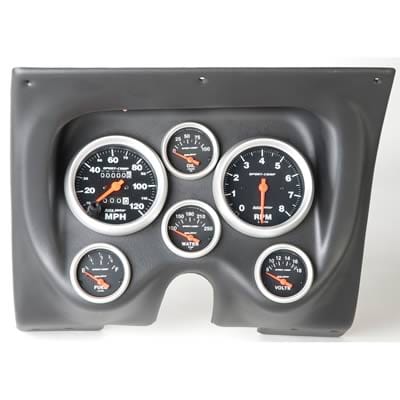 Classic Dash Classic Thunder Road Instrument Panels with AutoMeter Gauges 101671411 Autofit