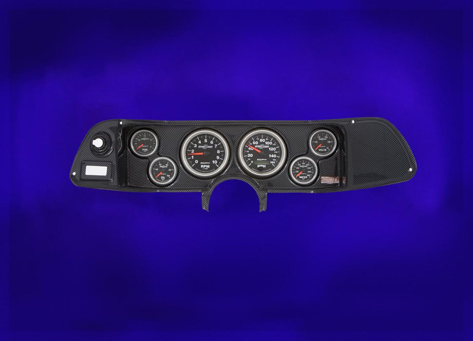 Classic Dash Classic Thunder Road Instrument Panels with AutoMeter Gauges 101700913 Autofit