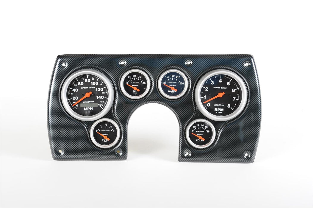 Classic Dash Classic Thunder Road Instrument Panels with AutoMeter Gauges 101820513 Autofit