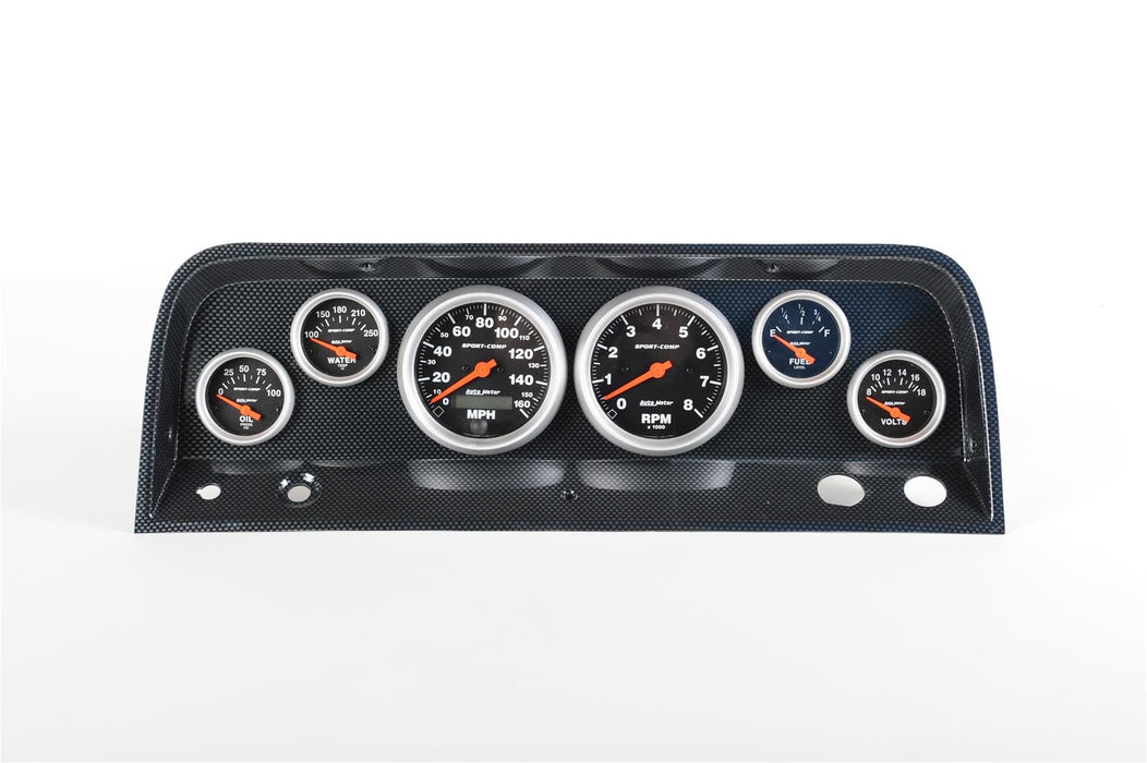 Classic Dash Classic Thunder Road Instrument Panels with AutoMeter Gauges 107640613 Autofit