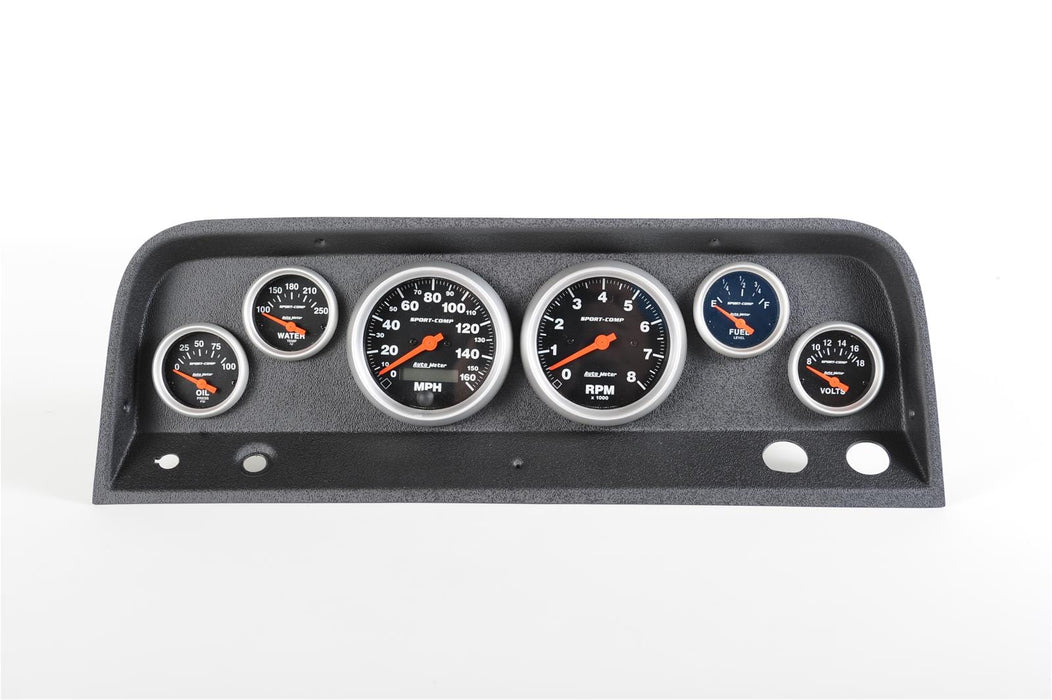 Classic Dash Classic Thunder Road Instrument Panels with AutoMeter Gauges 107641511 Autofit