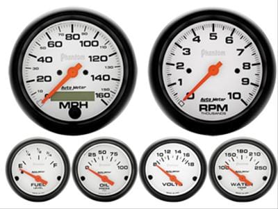 Classic Dash Classic Thunder Road Instrument Panels with AutoMeter Gauges 410670411 Autofit