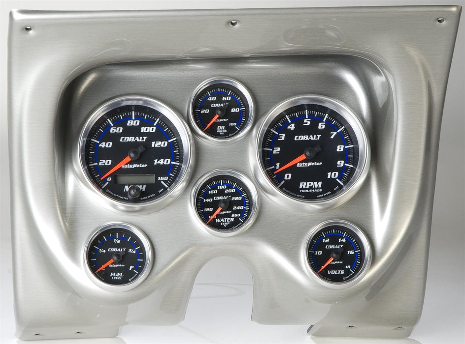 Classic Dash Classic Thunder Road Instrument Panels with AutoMeter Gauges 410670612 Autofit