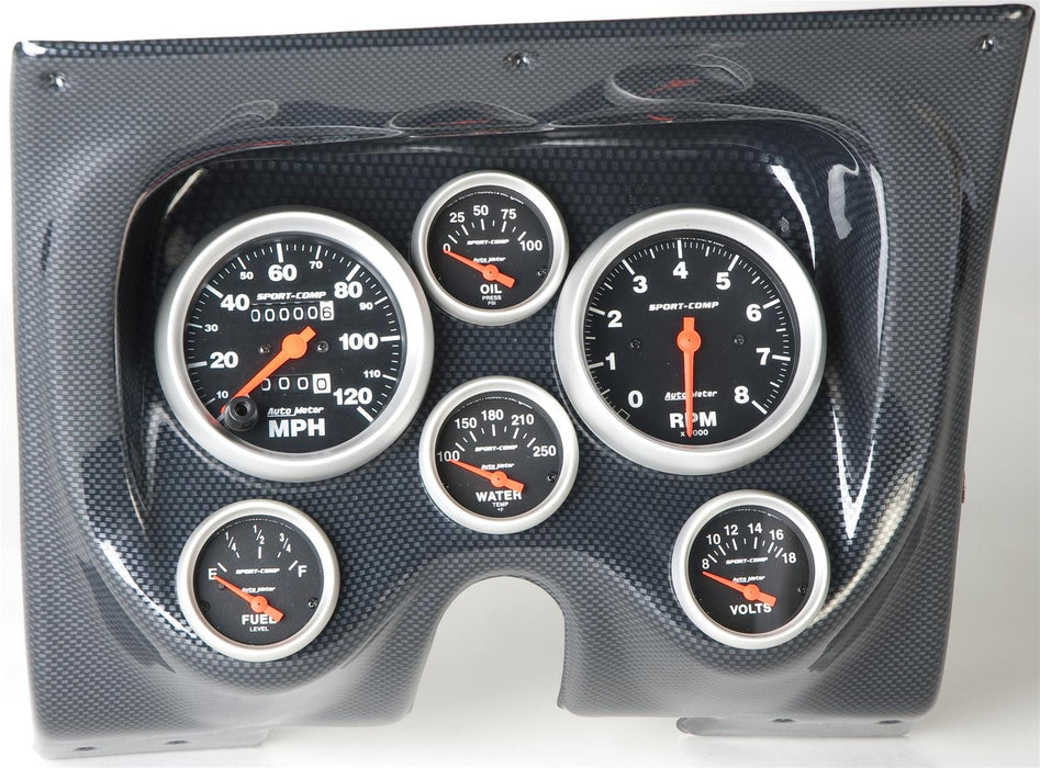 Classic Dash Classic Thunder Road Instrument Panels with AutoMeter Gauges 410671513 Autofit