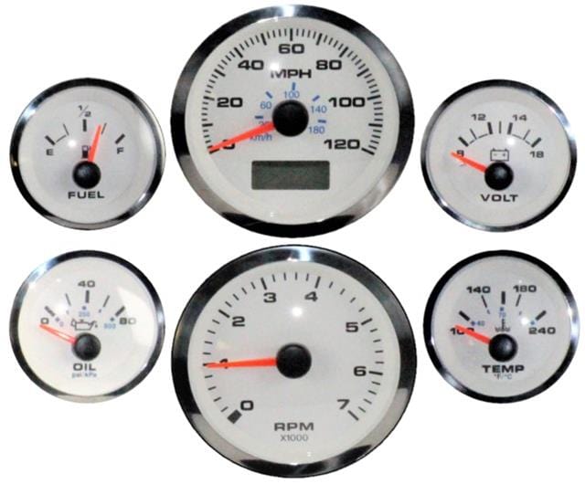 Classic Dash Classic Thunder Road VeeThree Elite Series Gauge Kits 7119373 Autofit