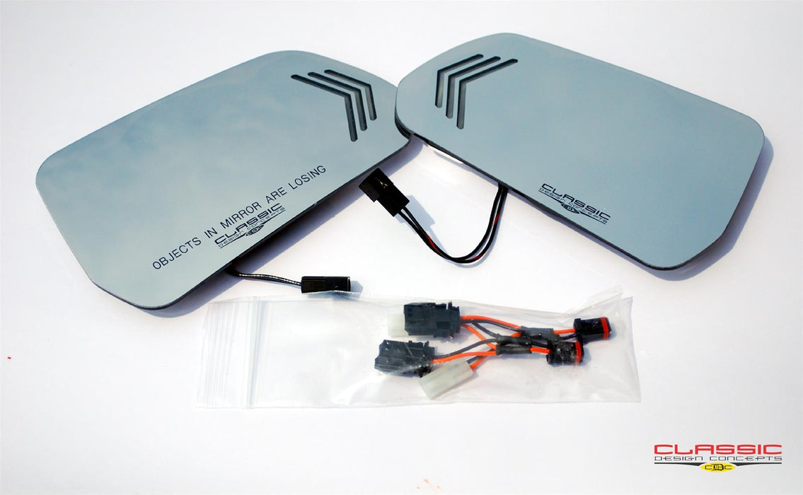 Classic Design Concepts Classic Design Concepts Mustang Directional Mirrors 1511-7053-01c Autofit