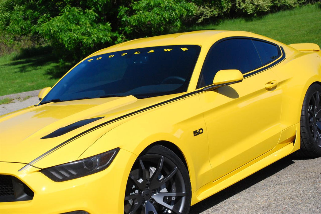 Classic Design Concepts Classic Design Concepts Mustang Outlaw Graphic Kits 1511-3010-01 Autofit