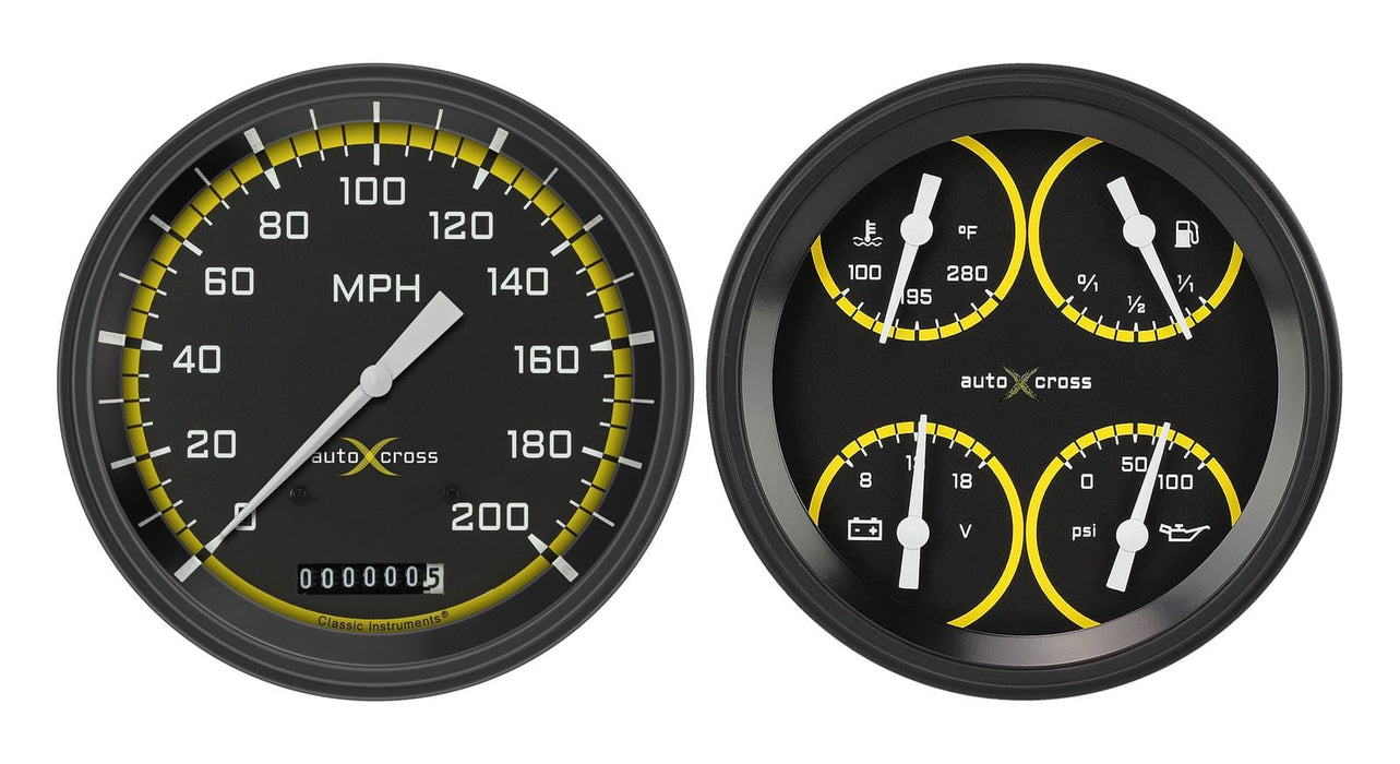 Classic Instruments Classic Instruments 1947-53 Chevy Pickup Package Gauge Sets CT47AXY52 Autofit