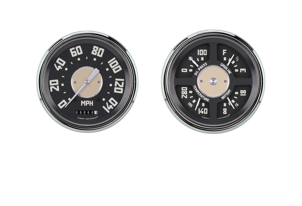 Classic Instruments Classic Instruments 1947-53 Chevy Pickup Package Gauge Sets CT47OE52 Autofit
