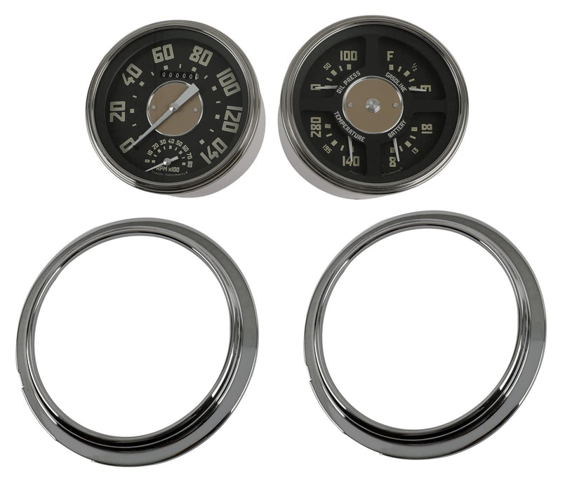 Classic Instruments Classic Instruments 1947-53 Chevy Pickup Package Gauge Sets CT47OE62-GM Autofit