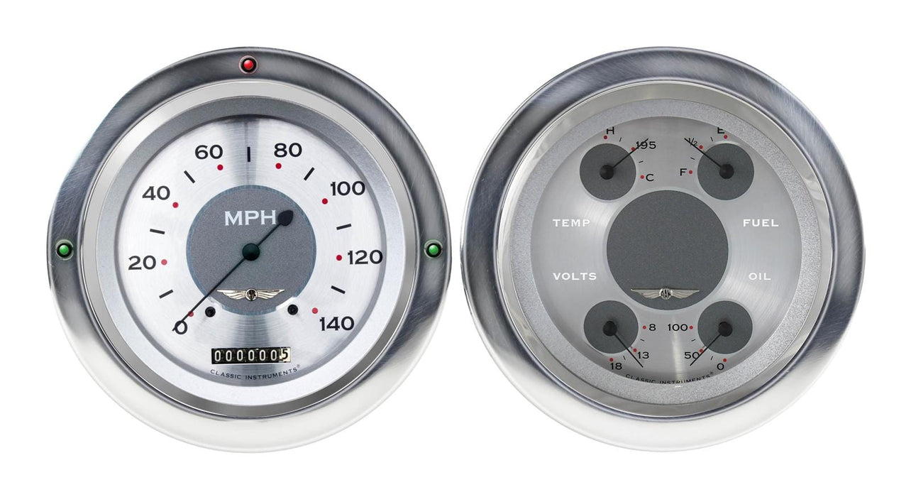 Classic Instruments Classic Instruments 1954-55 Chevy Pickup Package Gauge Sets CT54AW52 Autofit