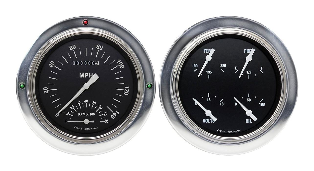 Classic Instruments Classic Instruments 1954-55 Chevy Pickup Package Gauge Sets CT54HR62 Autofit