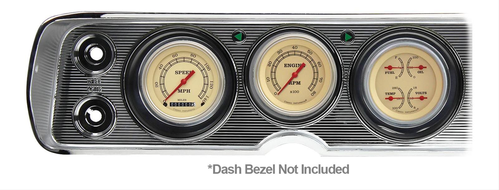 Classic Instruments Classic Instruments 1964-65 Chevelle Package Gauge Sets CV64VT Autofit