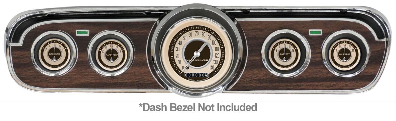 Classic Instruments Classic Instruments 1965-66 Mustang Package Gauge Sets MU65NT00 Autofit