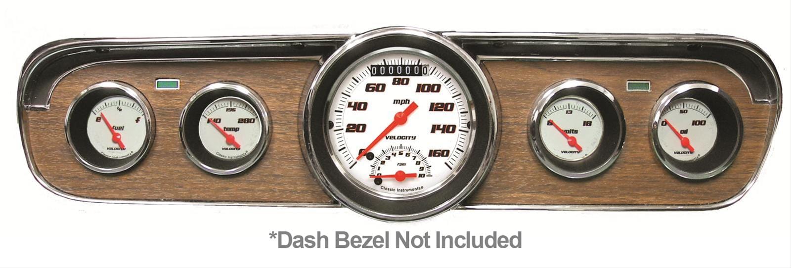 Classic Instruments Classic Instruments 1965-66 Mustang Package Gauge Sets MU65VSW35 Autofit