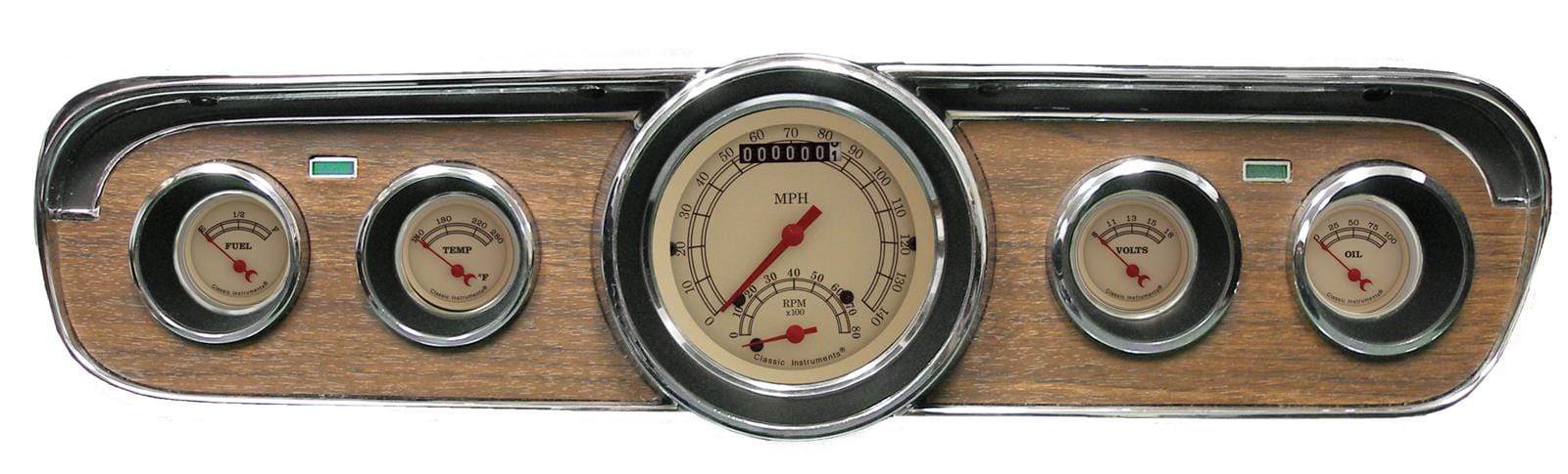 Classic Instruments Classic Instruments 1965-66 Mustang Package Gauge Sets MU65VT35 Autofit