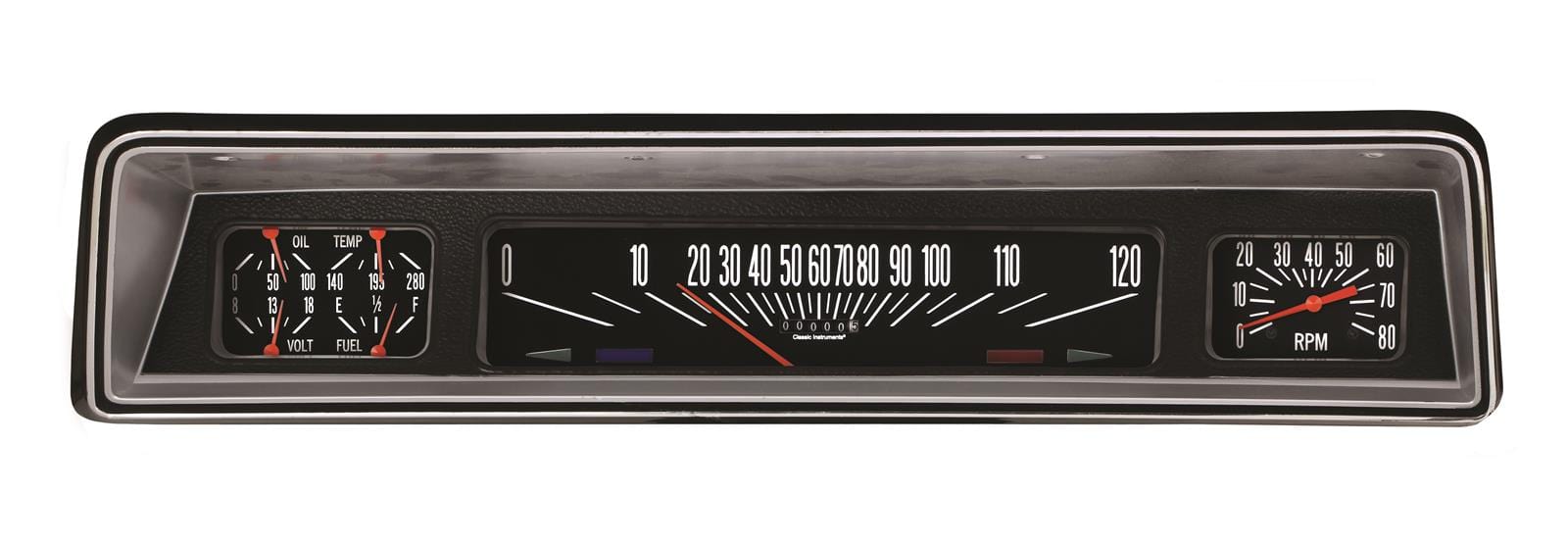 Classic Instruments Classic Instruments 1966-67 Nova Package Gauge Sets NO66B Autofit