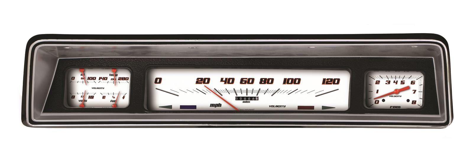 Classic Instruments Classic Instruments 1966-67 Nova Package Gauge Sets NO66VSW Autofit