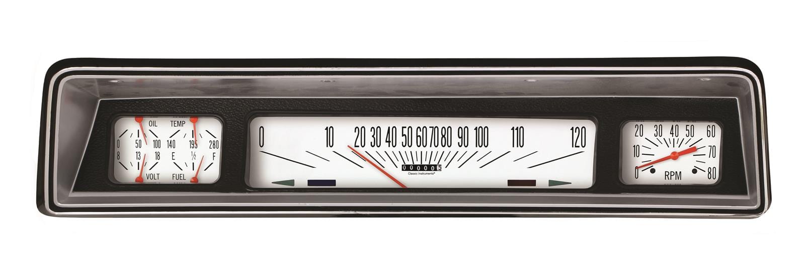 Classic Instruments Classic Instruments 1966-67 Nova Package Gauge Sets NO66W Autofit