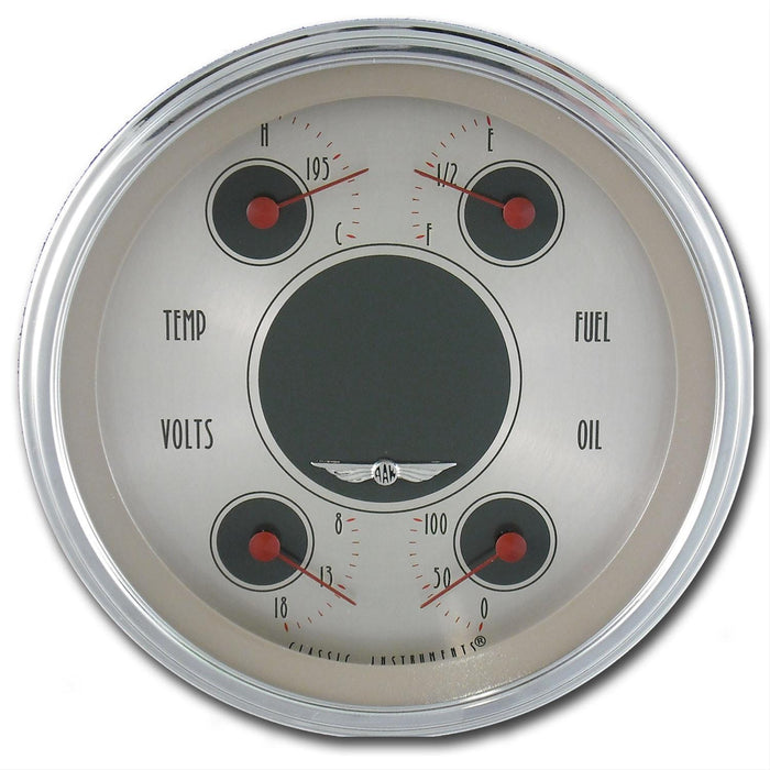 Classic Instruments Classic Instruments All-American Nickel Series Gauge Sets AN73SHC Autofit