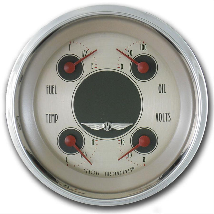 Classic Instruments Classic Instruments All-American Nickel Series Gauge Sets AN76SHC Autofit