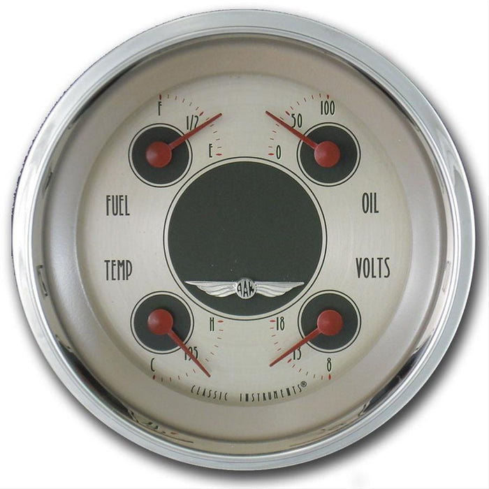 Classic Instruments Classic Instruments All-American Nickel Series Gauge Sets AN77SHC Autofit