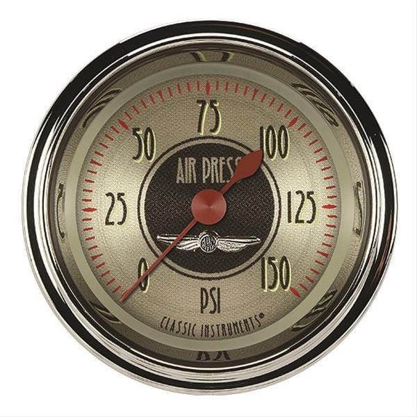 Classic Instruments Classic Instruments All-American Nickel Series Gauges AN118SHC Autofit