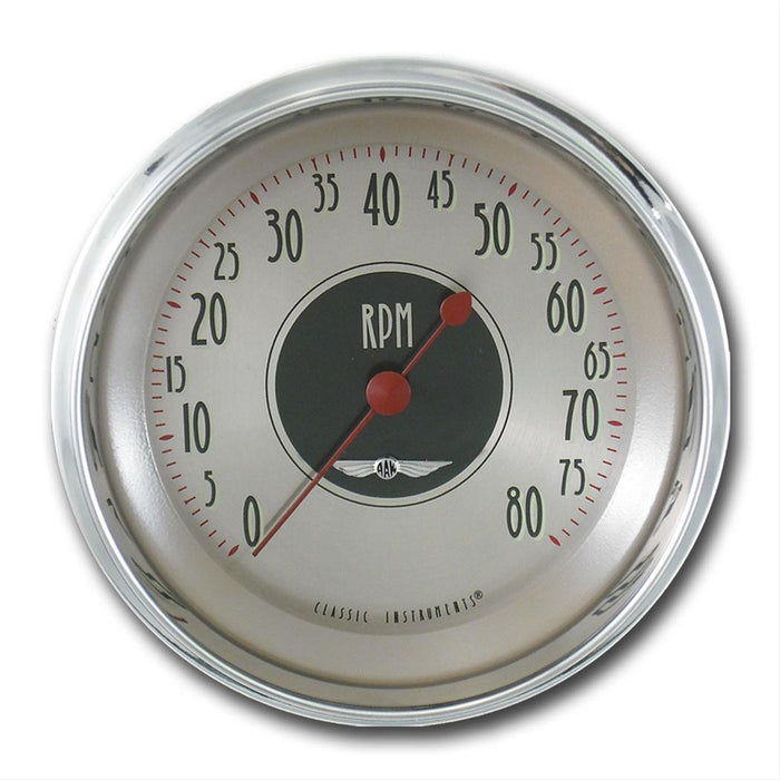 Classic Instruments Classic Instruments All-American Nickel Series Tachometers AN80SHC Autofit