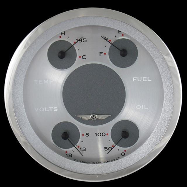 Classic Instruments Classic Instruments All-American Series Quad Gauge Sets AW31SRC Autofit