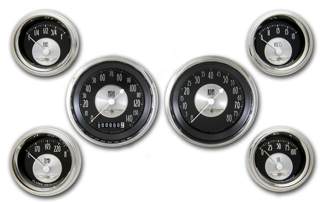 Classic Instruments Classic Instruments All-American Tradition Series Gauge Sets AT01SHC Autofit