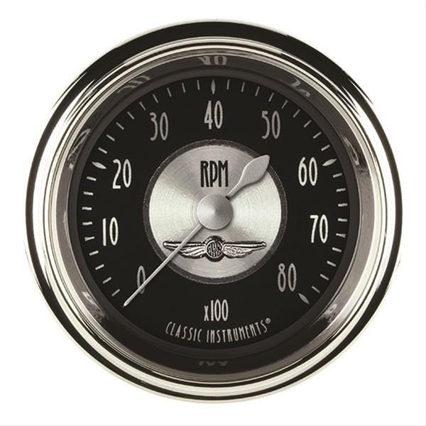 Classic Instruments Classic Instruments All-American Tradition Series Tachometers AT183SHC Autofit