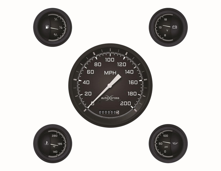 Classic Instruments Classic Instruments Auto Cross Gray Series Gauge Sets AX54GBLF Autofit