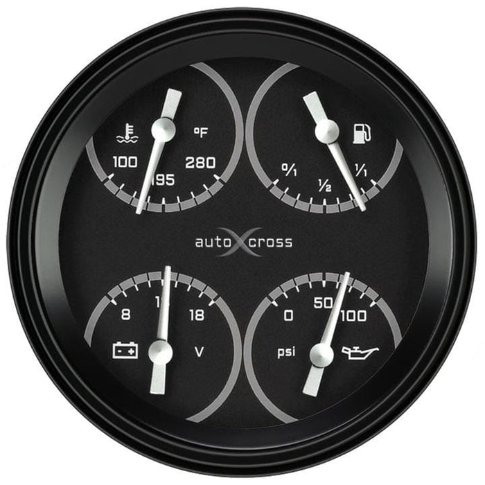 Classic Instruments Classic Instruments Auto Cross Gray Series Gauges AX31GBLF Autofit