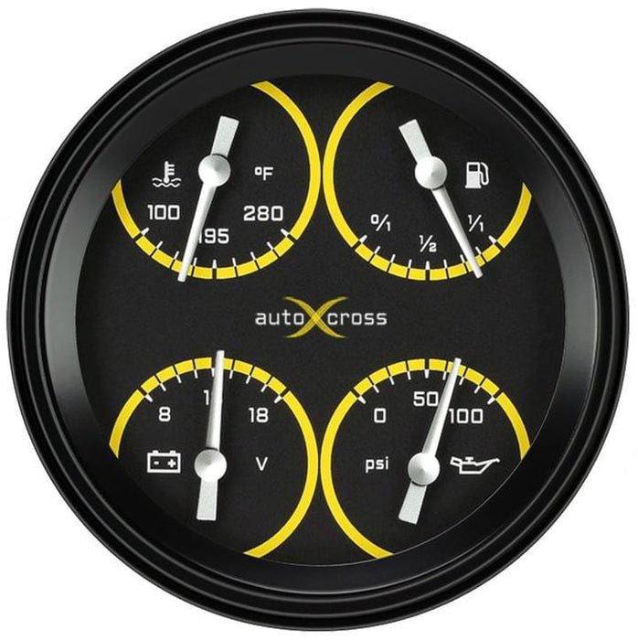 Classic Instruments Classic Instruments Auto Cross Gray Series Gauges AX75YBLF Autofit