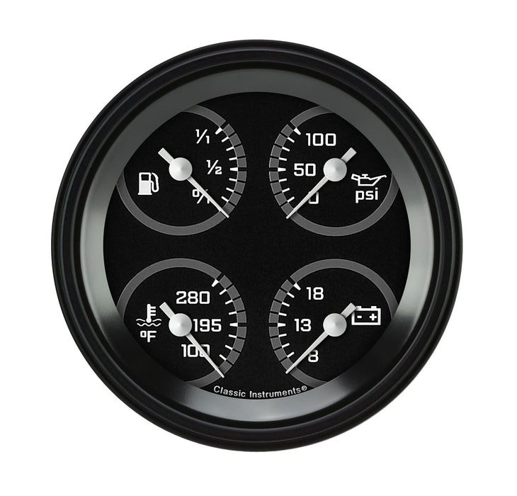 Classic Instruments Classic Instruments Auto Cross Gray Series Gauges AX76GBLF Autofit