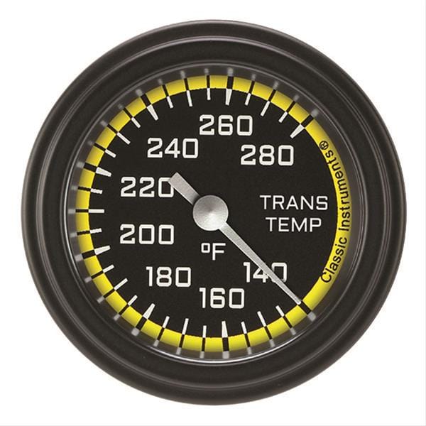 Classic Instruments Classic Instruments Auto Cross Yellow Series Gauges AX127YBLF Autofit