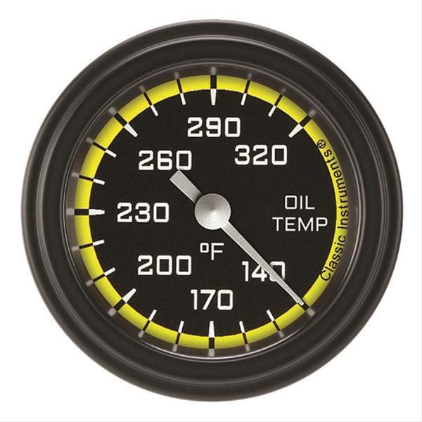 Classic Instruments Classic Instruments Auto Cross Yellow Series Gauges AX128YBLF Autofit