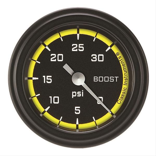 Classic Instruments Classic Instruments Auto Cross Yellow Series Gauges AX142YBLF Autofit