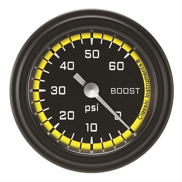 Classic Instruments Classic Instruments Auto Cross Yellow Series Gauges AX143YBLF Autofit