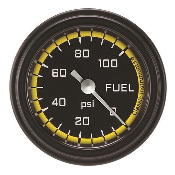 Classic Instruments Classic Instruments Auto Cross Yellow Series Gauges AX146YBLF Autofit