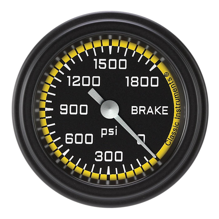 Classic Instruments Classic Instruments Auto Cross Yellow Series Gauges AX167YBLF Autofit
