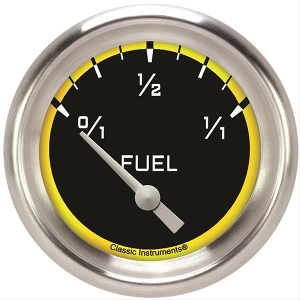 Classic Instruments Classic Instruments Auto Cross Yellow Series Gauges AX209YAPF Autofit