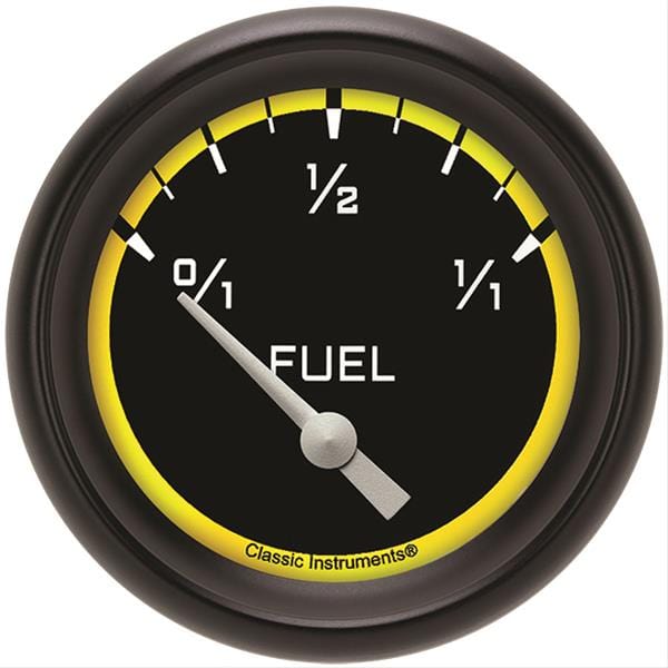 Classic Instruments Classic Instruments Auto Cross Yellow Series Gauges AX209YBPF Autofit