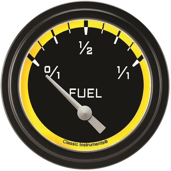 Classic Instruments Classic Instruments Auto Cross Yellow Series Gauges AX211YBLF Autofit