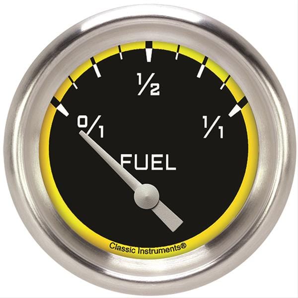 Classic Instruments Classic Instruments Auto Cross Yellow Series Gauges AX212YAPF Autofit