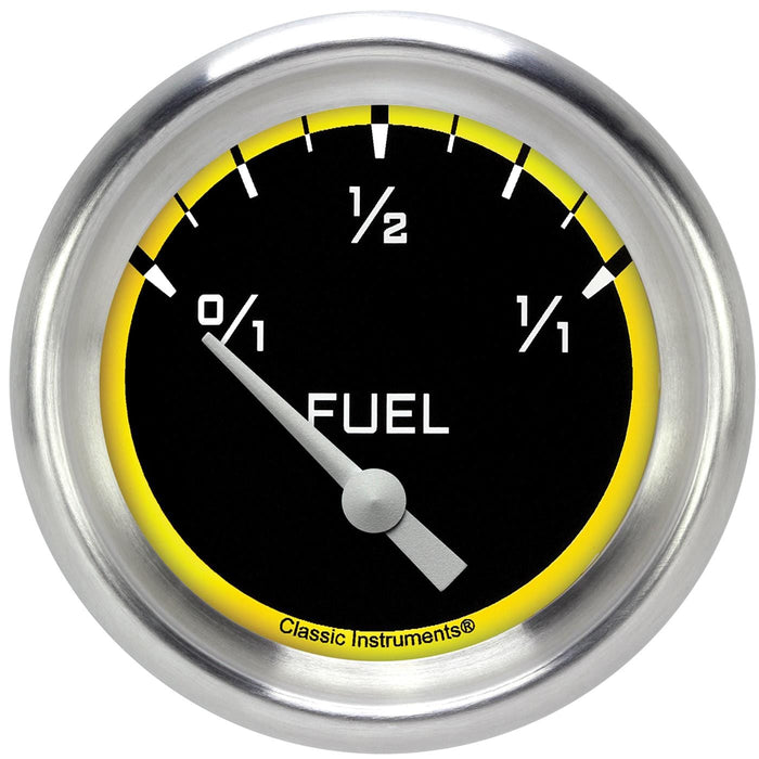 Classic Instruments Classic Instruments Auto Cross Yellow Series Gauges AX214YAPF Autofit