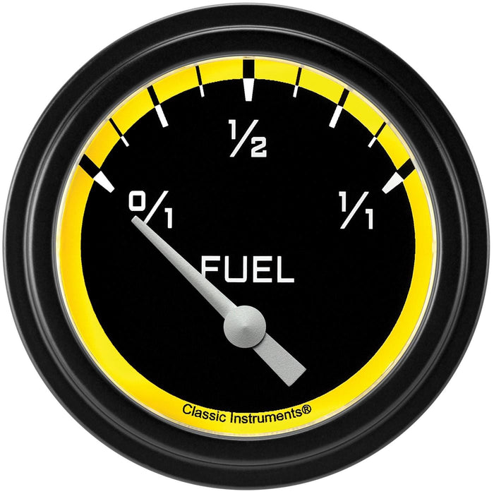 Classic Instruments Classic Instruments Auto Cross Yellow Series Gauges AX214YBLF Autofit