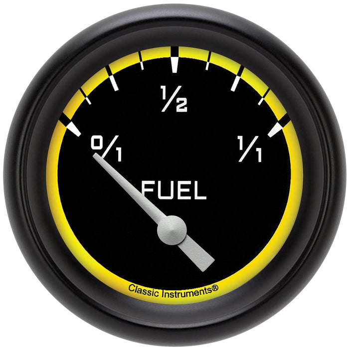 Classic Instruments Classic Instruments Auto Cross Yellow Series Gauges AX214YBPF Autofit